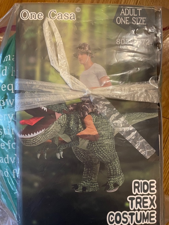 One Casa Other - Hysterical T-Rex Inflatable Costume - Adult One Size